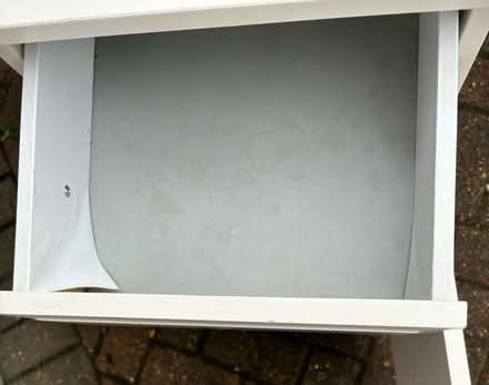Photo of free White Bedside Table (Hitchin/Letchworth) #3
