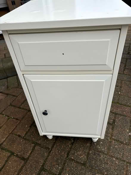Photo of free White Bedside Table (Hitchin/Letchworth) #1