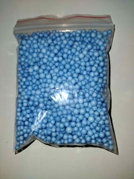 Photo of free Small blue polystyrene balls (New Malden KT3) #1