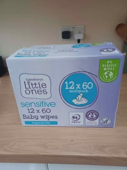 Photo of free Box of Sainsbury's baby wipes (Hangleton BN3) #1