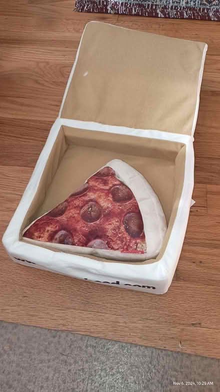 Photo of free Dog Toy-Pizza Slice Pillow & Cap (by Grant's Farm) #1