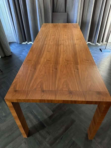 Photo of free Extending dining table, walnut veneer (Headingley LS6) #2