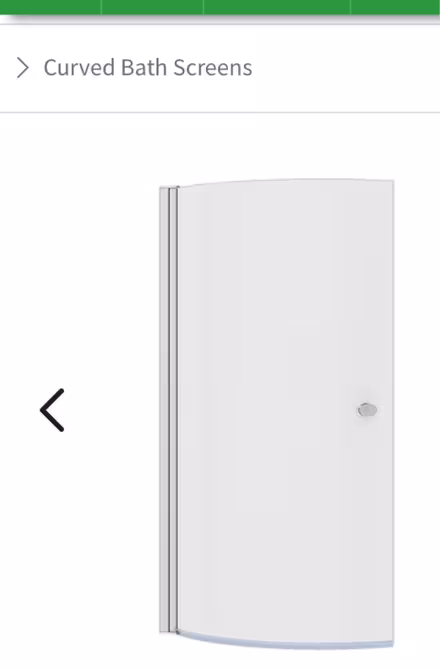 Photo of free Curved shower screen (PR2) #1