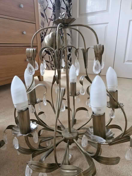 Photo of free Chandelier and 2 wall lights (Leominster HR6) #3