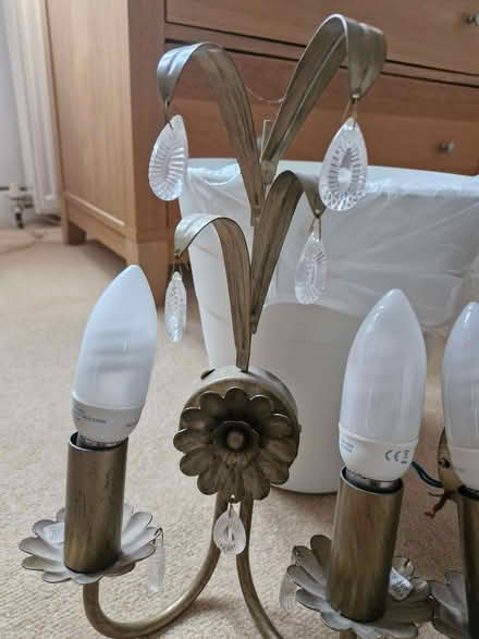 Photo of free Chandelier and 2 wall lights (Leominster HR6) #2