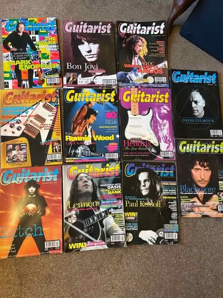 Photo of free Guitarist magazines 1995-1996 (DY10 3TD) #1