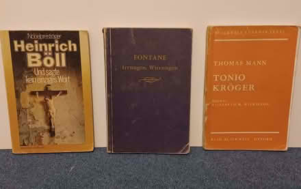 Photo of free Old School Books - German Language novels, with margin notes (Primrose LA1) #1