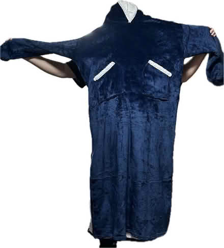 Photo of free Very long very warm blue hoodie/oodie (Poplars SG2) #1