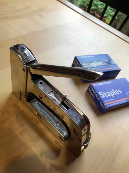 Photo of free Staple Gun and staples (North Tonbridge TN9) #2