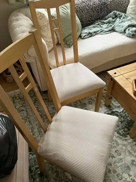 Photo of free Pair of dining chairs (Trotton, Hants GU31) #2