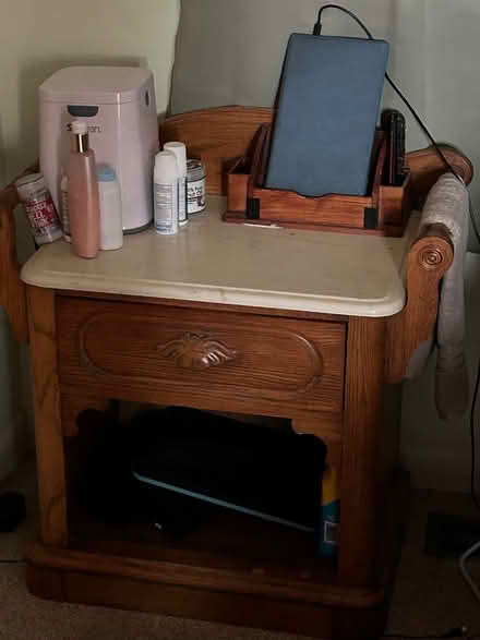 Photo of free End Table, Marble Top (Mount Crawford) #1