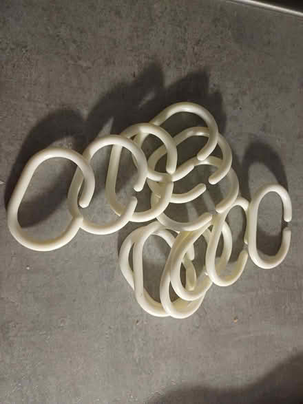 Photo of free Shower curtain rings (Abbots Langley WD5) #1
