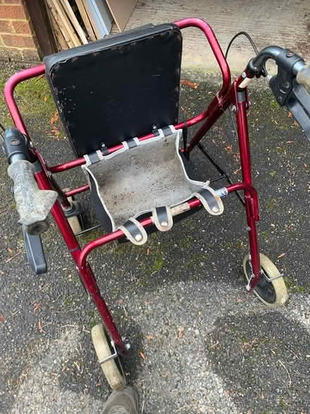 Photo of free 4 wheeled walker/mobility aid (Dorking RH4) #2