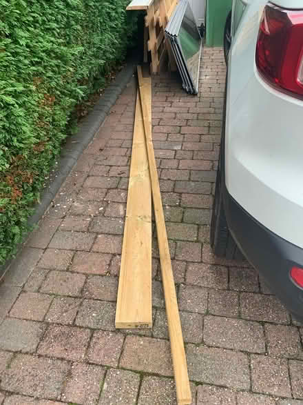 Photo of free Two lengths of new treated wood (Heaton Moor SK4) #1