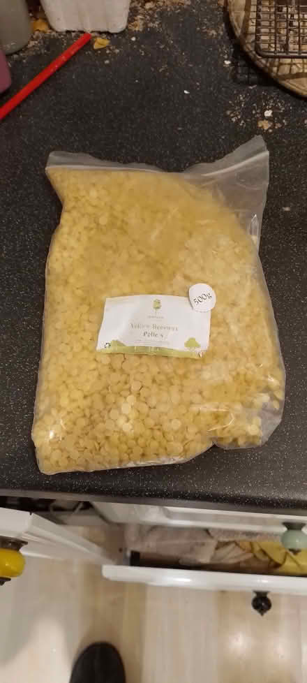 Photo of free 500g beeswax pellets (Cold Harbour OX1) #1