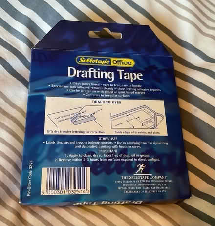 Photo of free Drafting Tape (Hartford CW8) #2