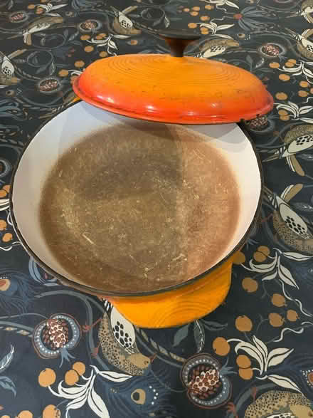 Photo of free Cast iron casserole dish (Stogursey) #1