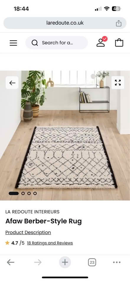 Photo of free La redoute rug (CR7) #1