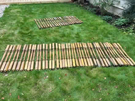 Photo of free Wooden decking balustrade (Bricket Wood AL2) #1