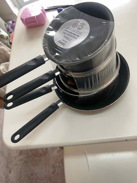 Photo of free Tesco pans - never used (Walthamstow E17) #2