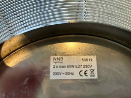 Photo of free Contemporary wire ceiling light pendant (Chiswick W4) #2