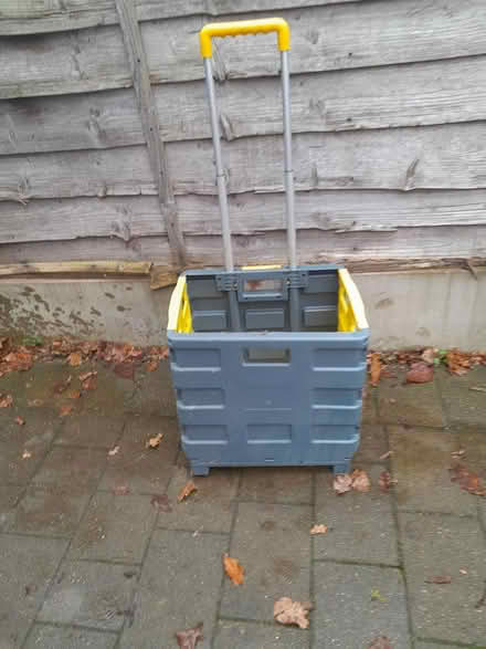 Photo of free Small collapsible plastic trolley (B80 Studley) #1