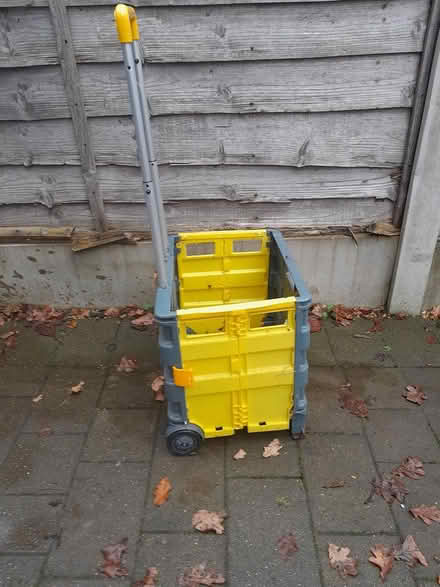 Photo of free Small collapsible plastic trolley (B80 Studley) #2