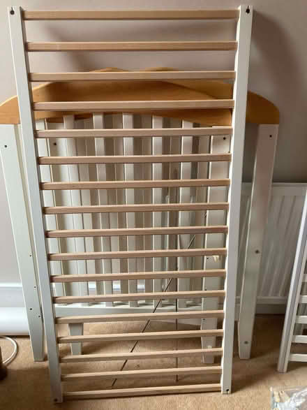 Photo of free Cot - white wood (Palmers Green N14) #1