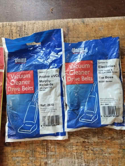 Photo of free Hoover bags and drive belts (Harefield UB9) #2