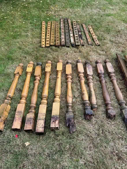 Photo of free Wooden decking balustrade (Bricket Wood AL2) #2