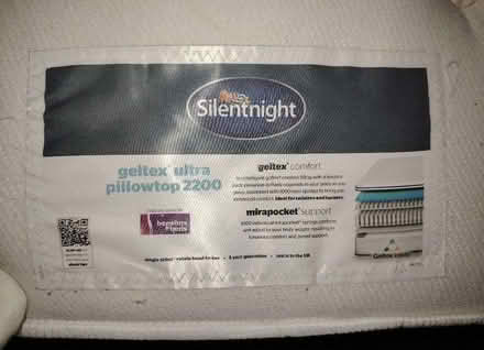 Photo of free 6ft x 4' 6" 2 drawer divan double bed mattress and headboard (Southport PR8) #1