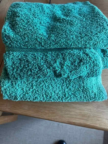 Photo of free 3 green hand towels (Torbrex FK7) #1