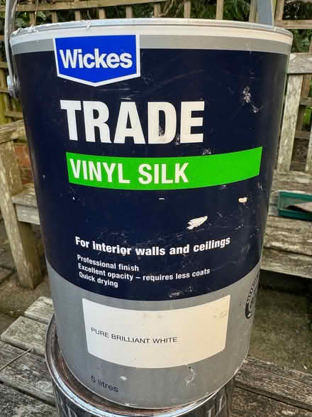 Photo of free 5L unused paint (Hove Station area BN3) #1