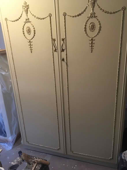 Photo of free Tall 2 piece vintage wardrobe (Shoal hill Cannock WS11) #1
