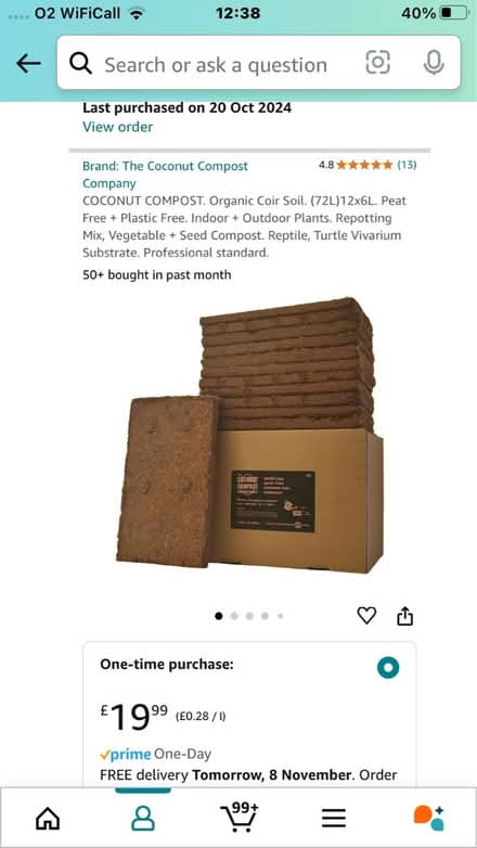 Photo of free Organic coconut compost (London Greenwich) #1