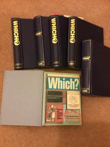 Photo of free ‘Which’ Magazines + Binders (Warminster BA12) #1