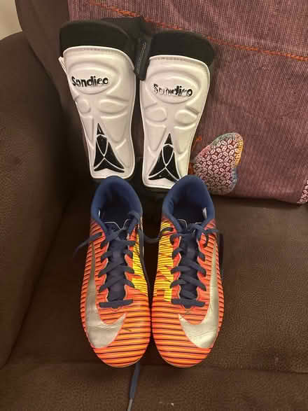 Photo of free Soccer cleats and shin guards (Harvard, MA) #1