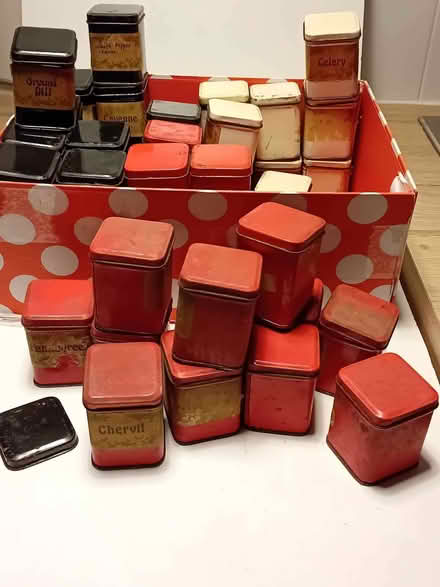 Photo of free Ikea metal spice tins (Leintwardine SY7) #1