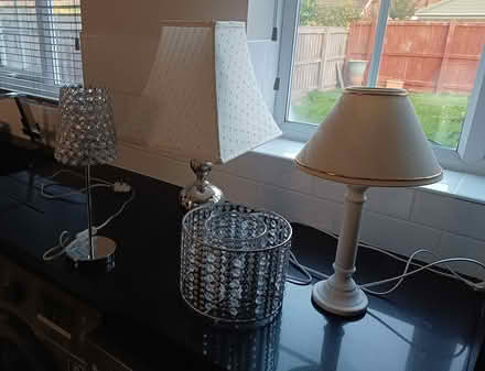Photo of free Three table lamps and shades (Redcar TS10) #1