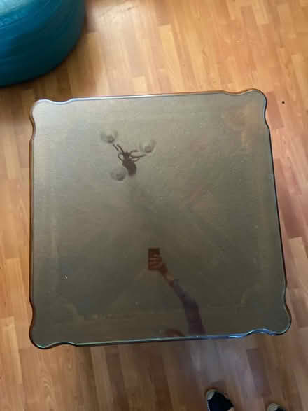 Photo of free Coffee table plus glass top (East Petaluma) #2