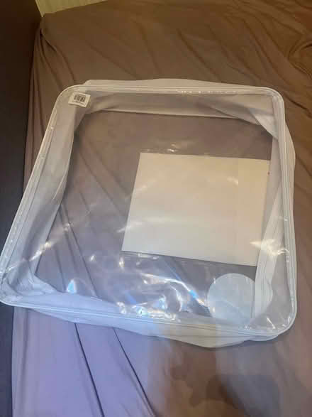 Photo of free Two Clear Zip Up Storage Bags (Gordon Hill EN2) #2