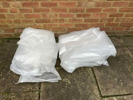 Photo of free 2x Large sheets of thick polythene (RG8 Pangbourne) #1