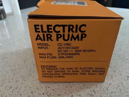 Photo of free Electric Air Pump (Churchdown GL3) #2
