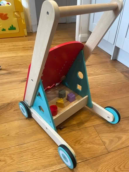 Photo of free Wooden baby walker with activity panel (Merton SW19) #2