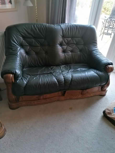 Photo of free 2x 2 seater leather settees (B67 Smethwick) #2