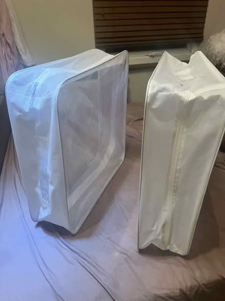 Photo of free Two Clear Zip Up Storage Bags (Gordon Hill EN2) #1