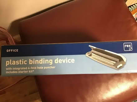 Photo of free Binding device - new unopened (Middleton Junction OL9) #2