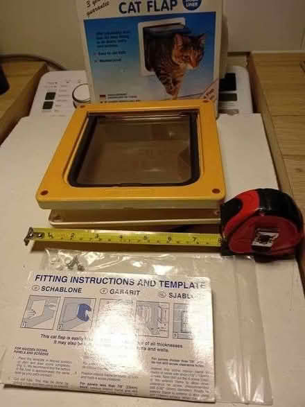 Photo of free New cat flap with fittings (Leintwardine SY7) #1