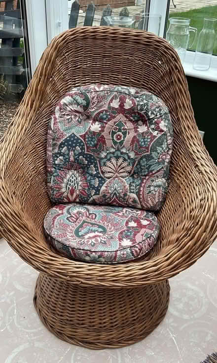 Photo of free Wicker chair (Cheltenham) #1