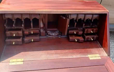 Photo of free Mahogany bureau with secret drawers (Windsor) #2